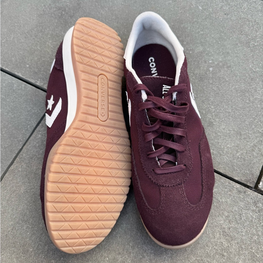 Converse Women's Athletic Shoes - Maroon - Picture 3 of 5